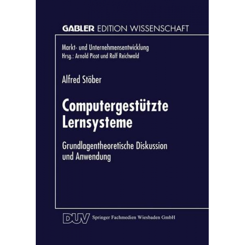 Alfred Stöber - Computergestützte Lernsysteme