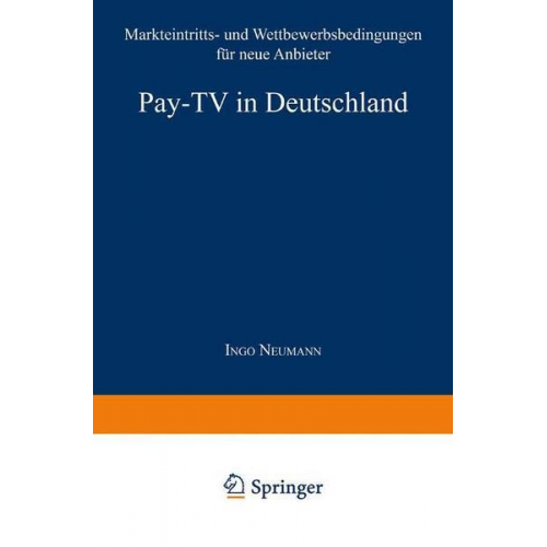 Ingo Neumann - Pay-TV in Deutschland