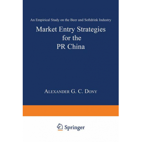 Alexander Dony - Market Entry Strategies for the PR China