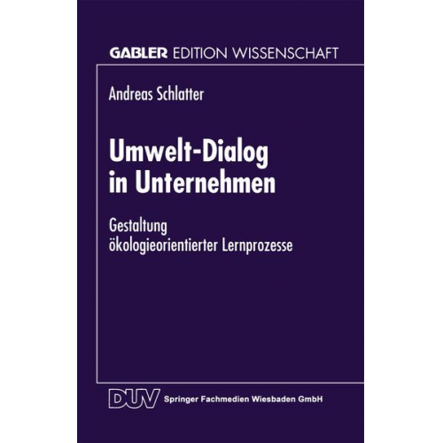 Andreas Schlatter - Umwelt-Dialog in Unternehmen