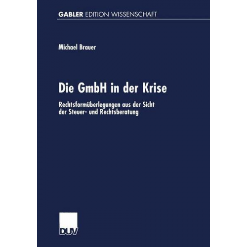 Michael Brauer - Die GmbH in der Krise