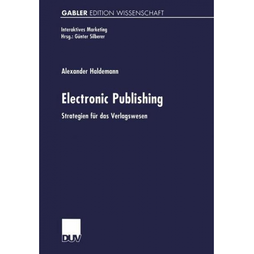 Alexander Haldemann - Electronic Publishing