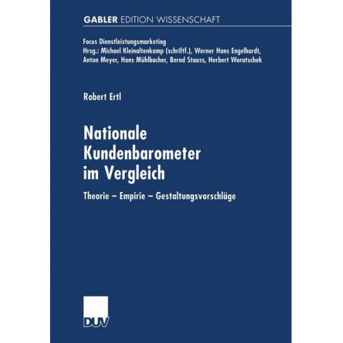 Robert Ertl - Nationale Kundenbarometer im Vergleich