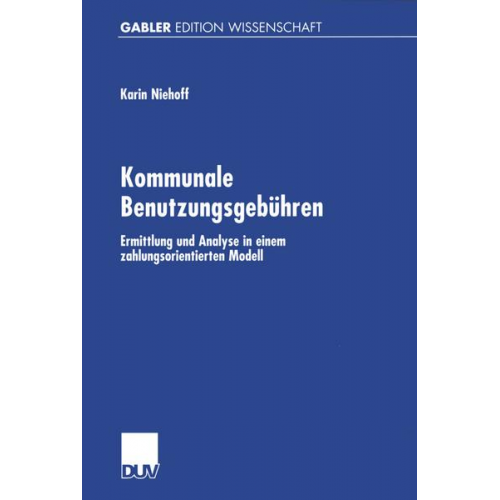 Karin Niehoff - Kommunale Benutzungsgebühren