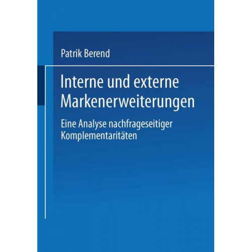 Patrik Berend - Interne und externe Markenerweiterungen