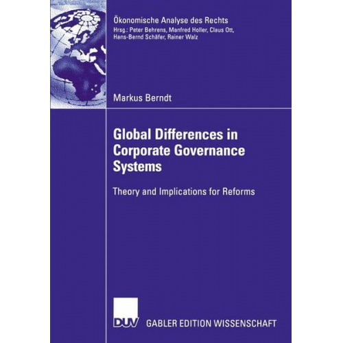 Markus Berndt - Global Differences in Corporate Governance Systems