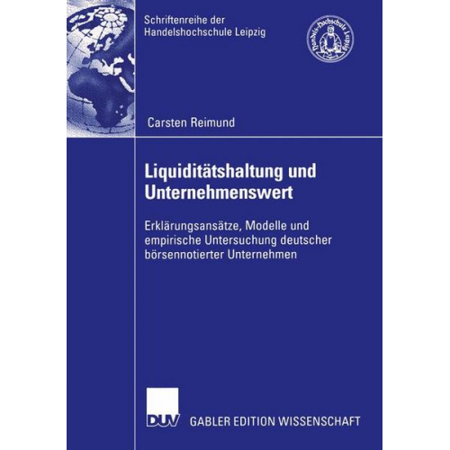 Carsten Reimund - Liquiditätshaltung und Unternehmenswert