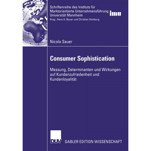 Nicola Sauer - Consumer Sophistication