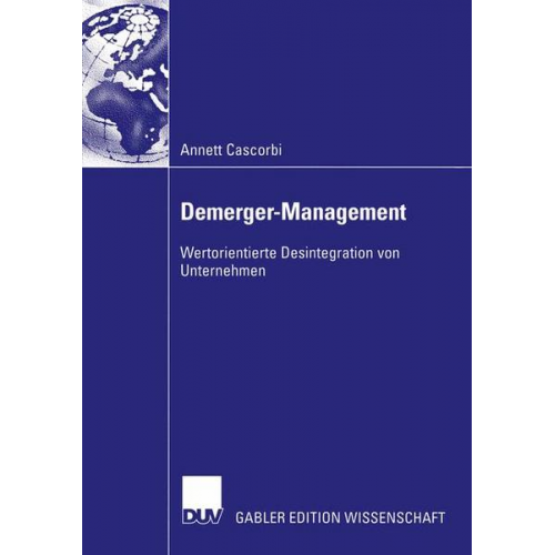 Annett Cascorbi - Demerger-Management