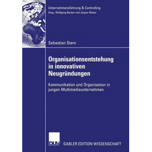 Sebastian Stern - Organisationsentstehung in innovativen Neugründungen