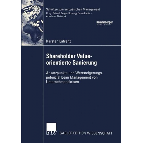 Karsten Lafrenz - Shareholder Value-orientierte Sanierung