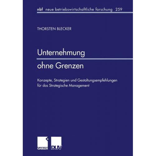 Torsten Blecker - Unternehmung ohne Grenzen