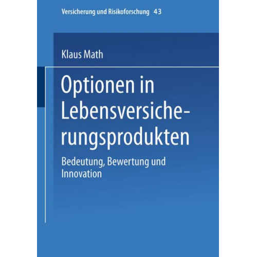 Klaus Math - Optionen in Lebensversicherungsprodukten