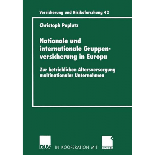 Christoph Poplutz - Nationale und internationale Gruppenversicherung in Europa