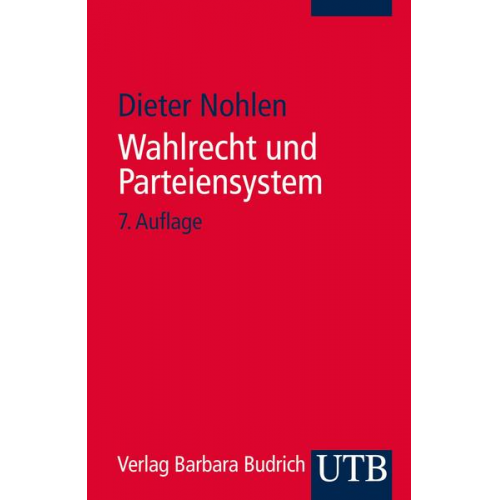 Dieter Nohlen - Wahlrecht und Parteiensystem