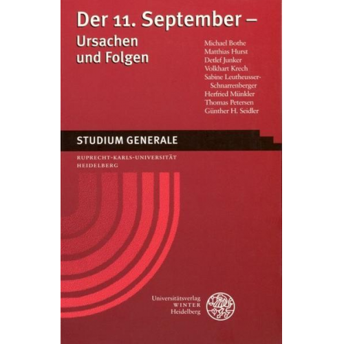Michael Bothe & Matthias Hurst & Detlef Junker - Der 11. September - Ursachen und Folgen