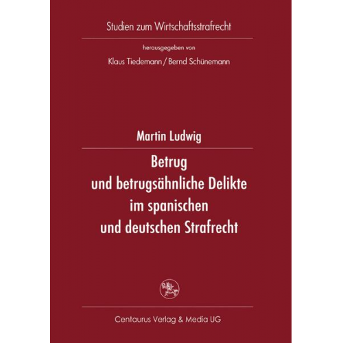 Martin Ludwig - Betrug und betrugsähnliche Delikte im spanischen und deutschen Strafrecht