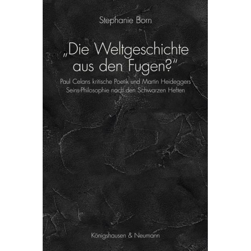 Stephanie Born - „Die Weltgeschichte aus den Fugen?“