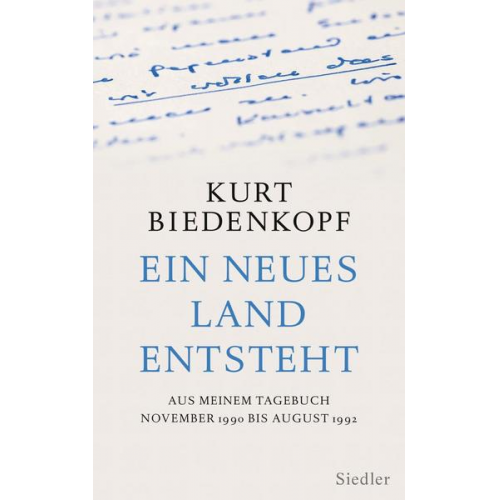 Kurt H. Biedenkopf - Ein neues Land entsteht