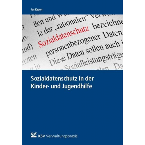 Jan Kepert - Sozialdatenschutz in der Kinder- und Jugendhilfe