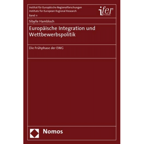 Sibylle Hambloch - Europäische Integration und Wettbewerbspolitik