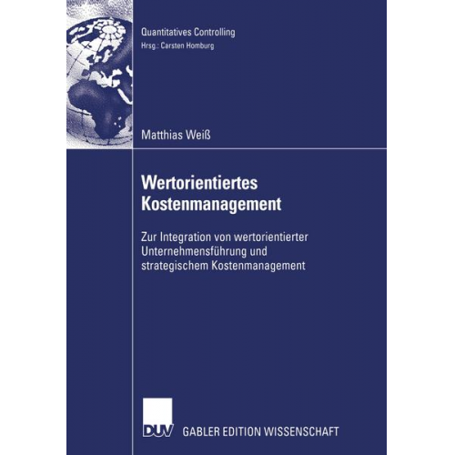 Matthias Weiss - Wertorientiertes Kostenmanagement