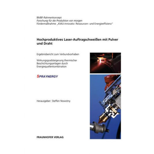 Hochproduktives Laser-Auftragschweißen mit Pulver und Draht.