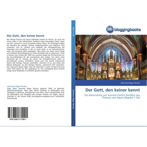 Johannes Roger Hanses - Der Gott, den keiner kennt