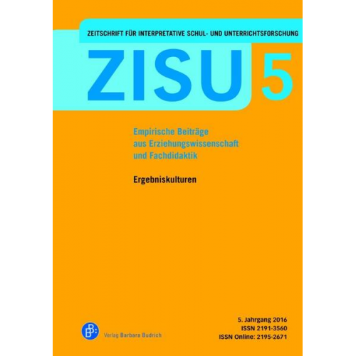 ZISU – Zeitschrift für interpretative Schul- und Unterrichtsforschung