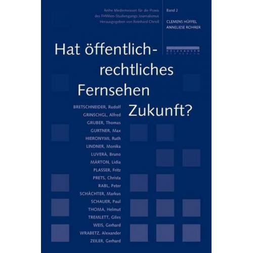 Clemens Hüffel & Anneliese Rohrer - Hat öffentlich-rechtliches Fernsehen Zukunft?