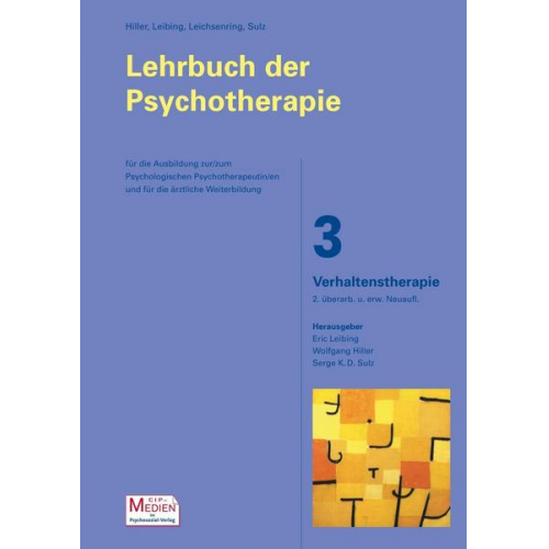 Heike Anderson-Schmidt - Lehrbuch der Psychotherapie / Bd. 3: Verhaltenstherapie