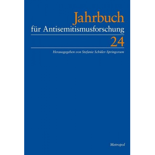 Jahrbuch für Antisemitismusforschung 24 (2015)