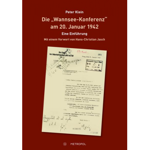 Peter Klein - Die „Wannsee-Konferenz“ am 20. Januar 1942