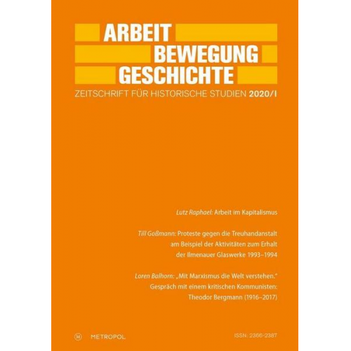 Arbeit – Bewegung – Geschichte