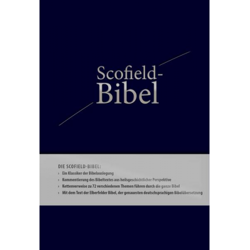 Scofield Bibel mit Elberfelder 2006 - Kunstleder