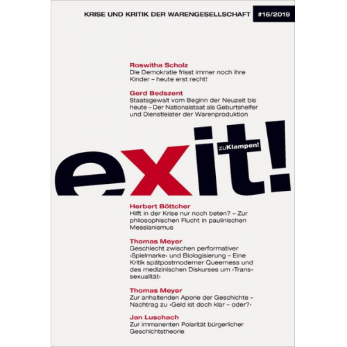 Exit! Krise und Kritik der Warengesellschaft