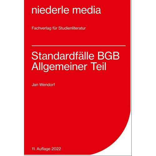 Jan Wendorf - Standardfälle BGB AT - 2022