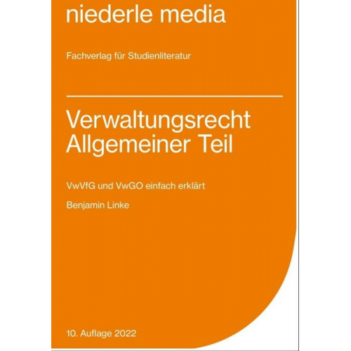 Benjamin Linke - Verwaltungsrecht Allgemeiner Teil - 2022