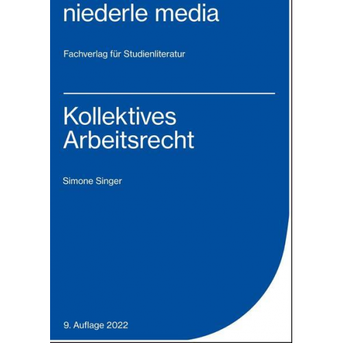 Simone Singer - Kollektives Arbeitsrecht - 2022