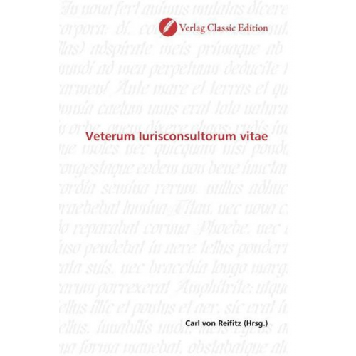 Veterum Iurisconsultorum vitae