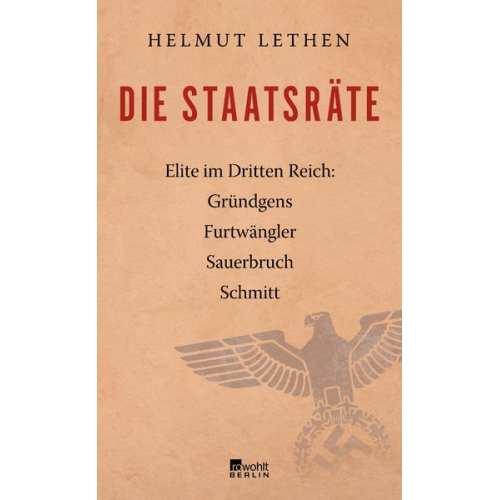 Helmut Lethen - Die Staatsräte