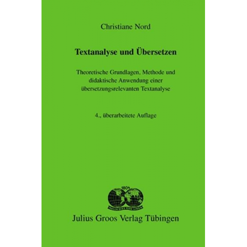 Christiane Nord - Textanalyse und Übersetzen