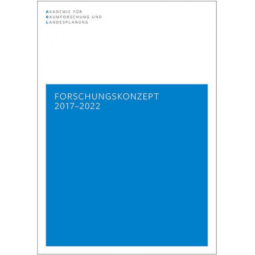 Forschungskonzept 2017 - 2022