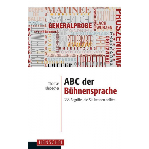 Thomas Blubacher - ABC der Bühnensprache