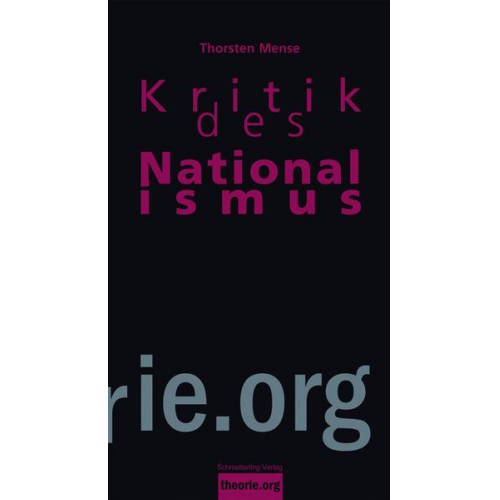 Thorsten Mense - Kritik des Nationalismus