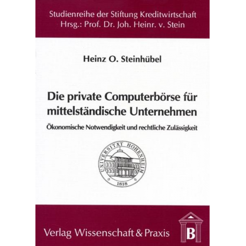 Heinz O. Steinhübel - Die private Computerbörse für mittelständische Unternehmen.