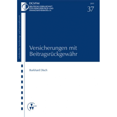 Burkhard Disch - Versicherungen mit Beitragsrückgewähr