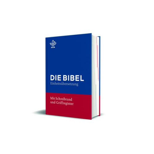 Bibel mit Schreibrand (Blauer Einband)