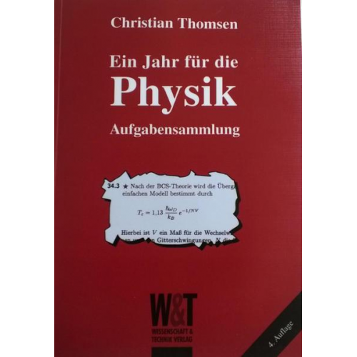 Christian Thomsen - Ein Jahr für die Physik