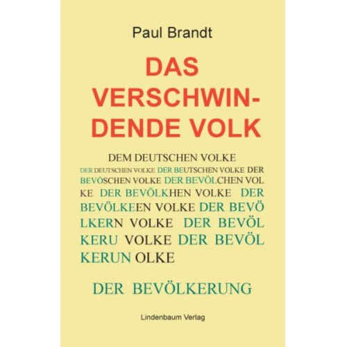 Paul Brandt - Das verschwindende Volk